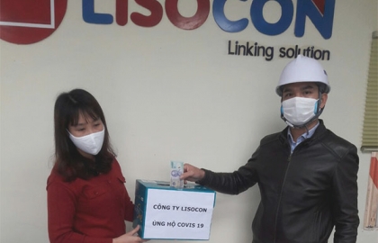 Tập thể nhân viên Lisocon ủng hộ Bệnh viên Bệnh Nhiệt đới Trung ương